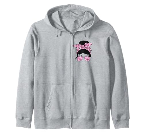 Pink Camouflage Camo Messy Bun Hunting für Mädchen Frauen Kinder Kapuzenjacke Pink Camouflage Camo Messy Bun Hunting für Mädchen Frauen Kinder Kapuzenjacke von Camouflage Messy Bun Hunting Designs Co.