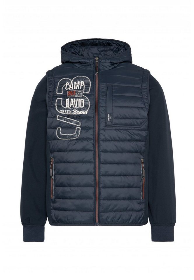 CAMP DAVID Steppjacke Jacke halb Stepp- und Softshelljacke (1-St) von Camp David