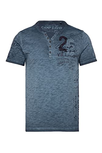 CAMP DAVID T-Shirt kurz CG2304-3990-32 BLU0114 steel blue XL von Camp David