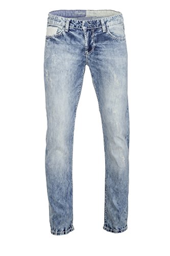 Camp David Herren Jeans Skinny BR:AD:R615 Tight Leg Regular FIT, Farbe: Hellblau, Größe: 31/32 von Camp David