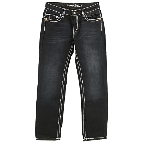 Camp David Herren Jeans Straight Leg New Connor, Farbe: Dunkelblau, Größe: 30/32 von Camp David