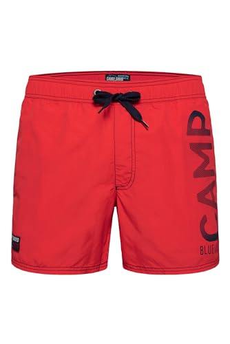 Camp David Herren Badehose mit Logo Print an der Seite Mission Red M von Camp David