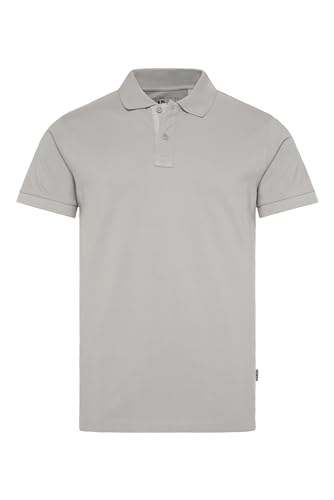 Camp David Herren Basic Pikee-Polo mit Trikotkragen Polo Grey XXL von Camp David