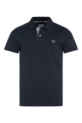 Camp David Herren Basic Polo aus Pikee mit Logostick Absolute Blue XXXL von Camp David