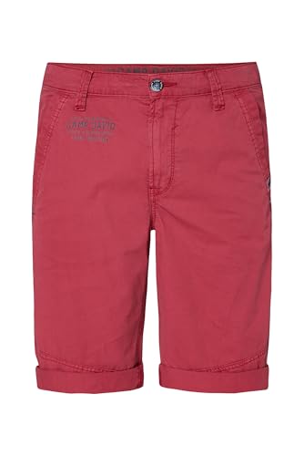 Camp David Herren Chino Shorts mit Back Print Berbere Red XXL von Camp David
