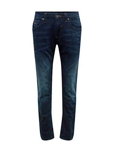 Camp David Herren Denim NI:CO mit tonigen Nähten Regular Fit Blue Black Vintage 32 34 von Camp David