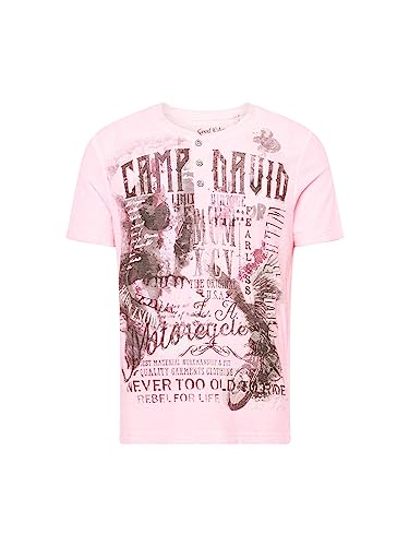 Camp David Herren Shirt neonpink 3XL von Camp David