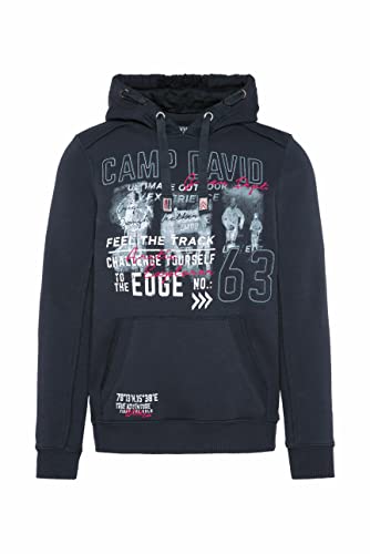 Camp David Herren Sweatshirt dunkelblau L, CG2110-3187-21 von Camp David