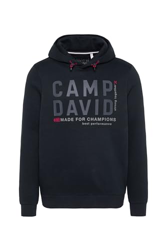 Camp David Herren Hoodie mit Rubber Artwork Blue Navy XXL Camp David Herren Hoodie mit Rubber Artwork Blue Navy XXL von Camp David