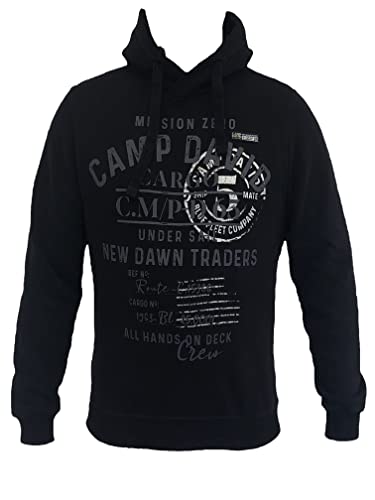 Camp David Herren Hoodie mit großem Logo Design von Camp David