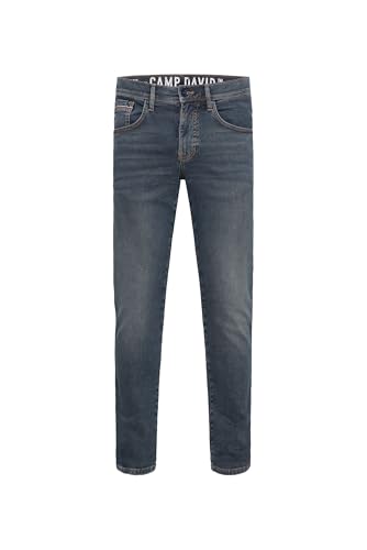 Camp David Herren Jeans DA:VD Regular Fit Blue Brown 36 32 von Camp David
