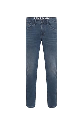 Camp David Herren Jeans DA:VD Regular Fit Blue Grey 34 32 von Camp David
