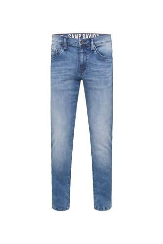 Camp David Herren Jeans DA:VD Regular Fit Ocean Blue 34 32 von Camp David