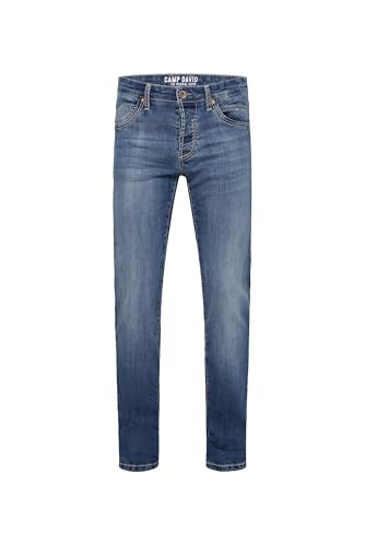 Camp David Herren Jeans RO:BI Slim Fit Dark Blue Used 36 32 von Camp David