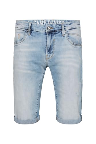 Camp David Herren Jeans Shorts RO:BI Slim Fit Ocean Blue 38 von Camp David