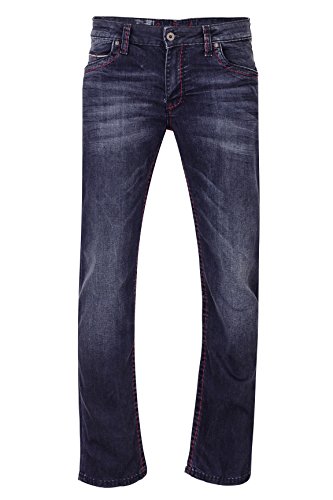 Camp David Herren Jeans Straight Leg CO:NO:C622 BLACK USED COMFORT FIT, Farbe: Schwarz, Größe: 31/34 von Camp David