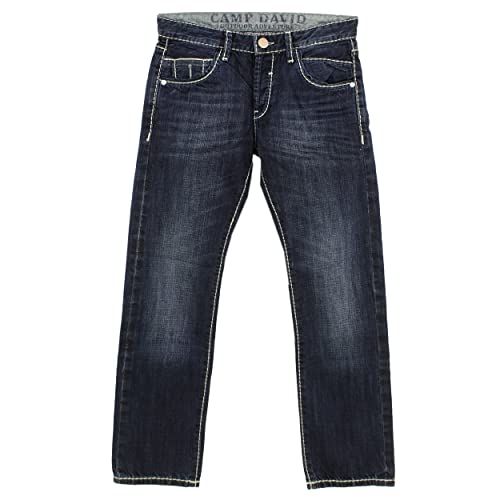 Camp David, RO:BI:S622, Herren Jeans Hose Denim Ohne Stretch Darkused W 29 L 34 von Camp David