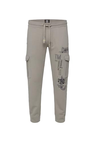 Camp David Herren Jogginghose im Cargo-Stil Polo Grey M von Camp David