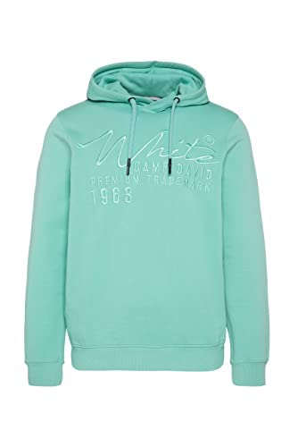 Camp David Herren Kapuzensweatshirt mit toniger Stickerei Nordic Green 3XL von Camp David