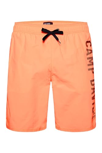Camp David Herren Lange Badeshorts mit Logo Design Speed Orange, L von Camp David