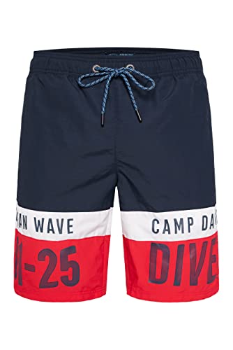 Camp David Herren Lange Beachshorts mit Colour-Blocking von Camp David