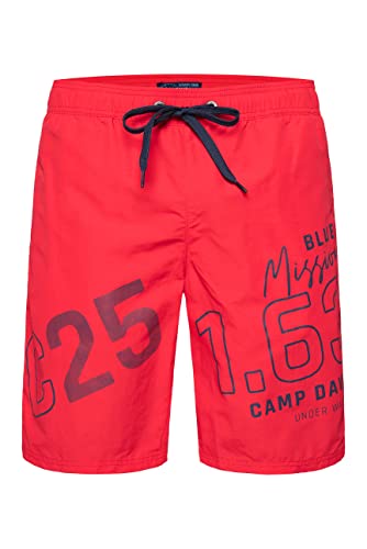 Camp David Herren Lange Beachshorts mit Logo-Artwork von Camp David