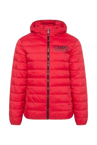 Camp David Herren Leichte Steppjacke mit Kapuze Royal Red XXL von Camp David