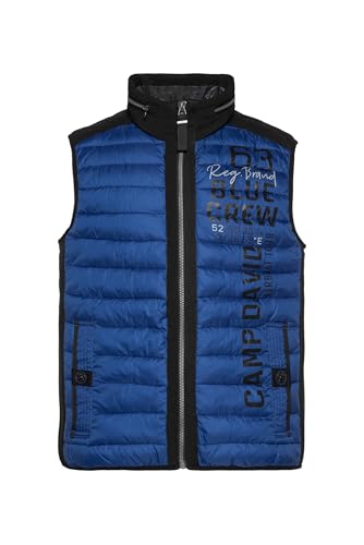 Camp David Herren Leichte Steppweste mit Softshell-Details Flight Blue 4Xl von Camp David