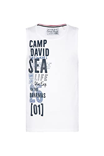 Camp David Herren Muskelshirt mit Logo-Artwork von Camp David