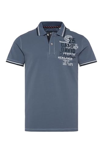 Camp David Herren Pikee-Polo mit Label-Applikationen Dark Sky S von Camp David