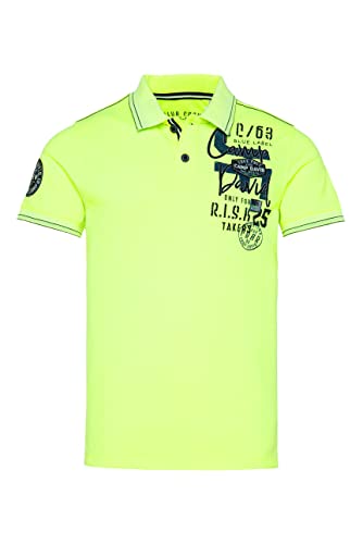 Camp David Herren Shirt Limette/blau/schwarz/weiß XL von Camp David