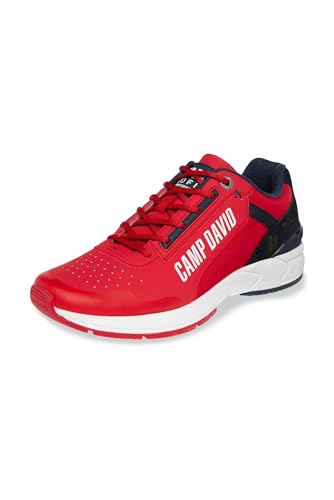 Camp David Herren Power Sneaker mit Logo Artworks Mission Red 42 von Camp David