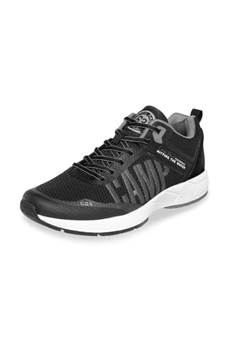 Camp David Herren Premium Sneaker im Strick-Design Black 44 von Camp David