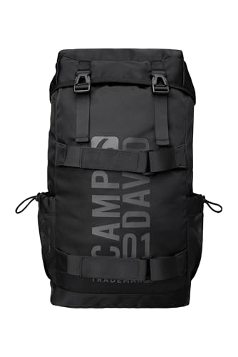 Camp David Herren Rucksack mit Logo Design Black von Camp David