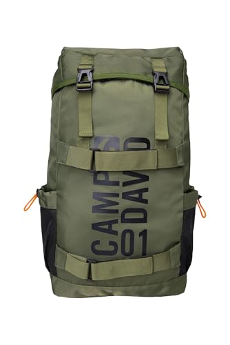 Camp David Herren Rucksack mit Logo Design Khaki von Camp David