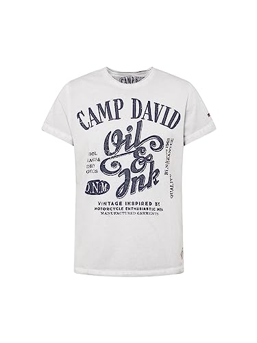 Camp David Herren Shirt hellgrau/anthrazit 3XL von Camp David