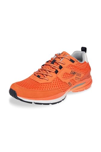 Camp David Herren Sneaker im Sandwich-Mesh-Design Sunshine Orange 42 von Camp David