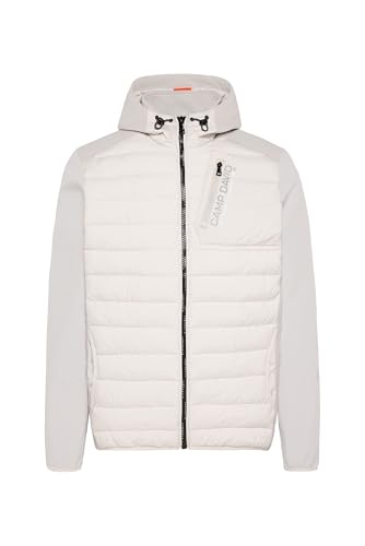 Camp David Herren Softshelljacke im Materialmix mit Kapuze Shell XXXL von Camp David