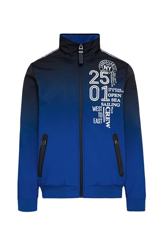 Camp David Herren Softshelljacke mit Dip-Dye-Effekt Blue Navy L von Camp David