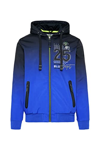 Camp David Herren Softshelljacke mit Farbverlauf und Logo-Tapes Shadow Navy M von Camp David