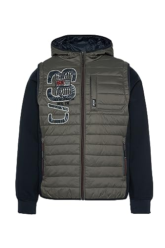 Camp David Herren Softshelljacke und Steppweste in einem, 2-in-1 Medium Khaki XXXL von Camp David
