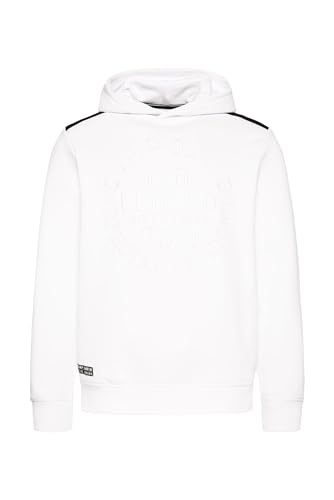 Camp David Herren Special Hoodie mit 3D-Stickereien Opticwhite XXXL von Camp David