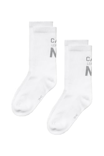 Camp David Herren Sportsocken mit Logo im Doppelpack Opticwhite 39-42 von Camp David