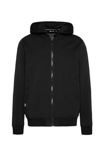 Camp David Herren Sweatjacke mit College-Kragen und Kapuze Black M von Camp David