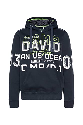 Camp David Herren Sweatshirt Navy/weiß/neongrün M von Camp David