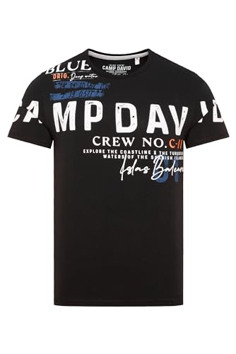 Camp David Herren T-Shirt mit Logo-Design Black XL Camp David Herren T-Shirt mit Logo-Design Black XL von Camp David
