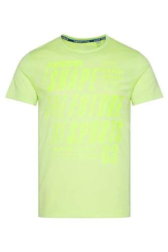 Camp David Herren T-Shirt mit Print Artwork Running Green 4XL von Camp David