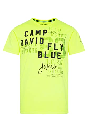 Camp David Herren T-Shirt mit Tapes und Artwork, CB2302-3521-42, L von Camp David