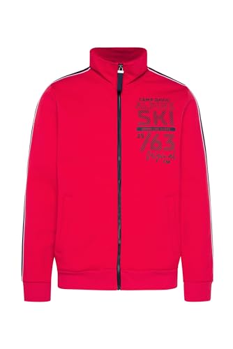 Camp David Herren Trainingsjacke mit Logo und Streifen-Tapes Mission Red XXXL von Camp David