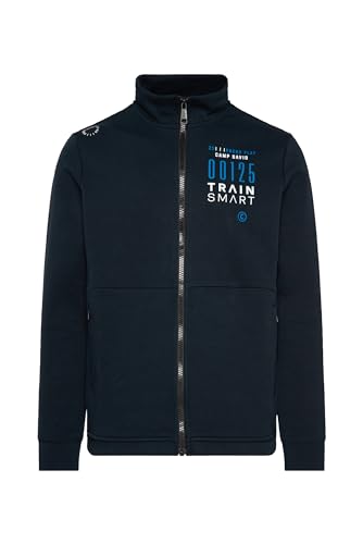 Camp David Herren Trainingsjacke mit Rücken-Artwork Blue Navy L von Camp David